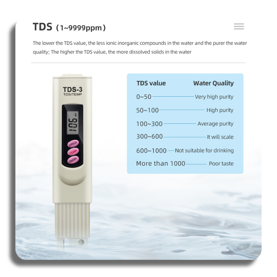 ✔️Water Quality Test TDS  PH Meter  High Precision Pen Multy-use