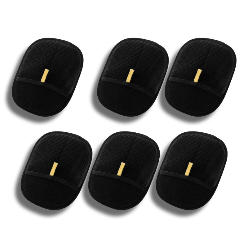 Value pack of 6 bidirectional pet hair remover mitts, the ultimate solution for large homes and car detailing.